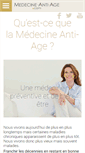 Mobile Screenshot of medecine-anti-age.com